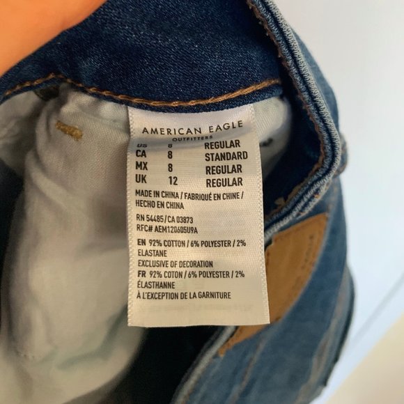 American Eagle Outfitters, denim skirt, size 8 - Picture 4 of 4